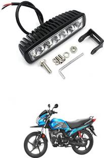 PRTEK Led Bar/Fog Light/Work Light Bar 6 LED 18 Watt Universa Car & Bike 007 Fog Lamp Motorbike LED for Hero (12 V, 18 W)
