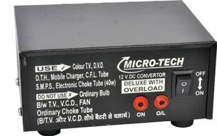Microtech 100 Watt Dc to Ac Mini Inverter for Multiple Applications1 Car Inverter