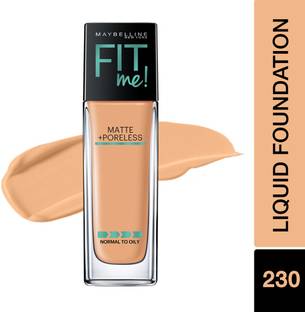 MAYBELLINE NEW YORK Fit Me Matte+Poreless Liquid(With Pump) Foundation