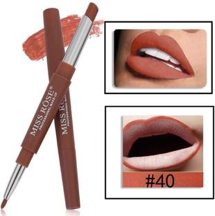 MISS ROSE Makeup Professional Lipstick & Liner 2 in 1-40