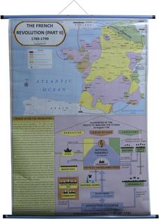ROLLUP CHART OF THE FRENCH REVOLUTION PART 2 (PIPE MOUNTED) Photographic Paper
