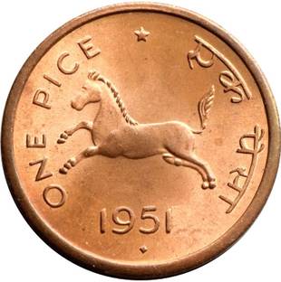 Klowage Galloping Horse Coin 1951 Modern Coin Collection