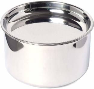 PRV Stainless Steel Deep Cooker Pot, Suitable For 7.5 Liters Outer-Lid Pressure Cooker Pot 22.5 cm diameter 3.5 L capacity with Lid