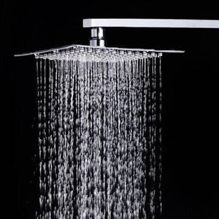 Prestige SmartBuy Stainless Steel 10"x10" Ultra Slim Square Rain with 24inch square arm Shower Head