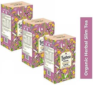 typhoo Detoxing Organic Slim Tea Pack Of 3 Fennel Herbal Tea Bags Box