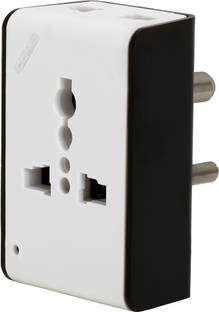 CONA Latest Technology 4311 4311 Next 3 Pin Multi Universal Plug 6A/13A 240V White (Single) Power Adapter|3 pin Multi Universal Plug socket|Electric boad 3 Pin Socket|3 Pin adapter|3 pin top 6 amp/13 amp |3 pin plug Three Pin Plug