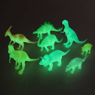 Muren Glow In Dark Dinosaur Animal Set of 16 Dinosaur