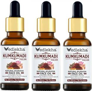 Vedlekha 100% Kumkumadi Tailam For Radiant Skin(Packof-3)