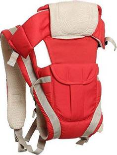 MELVIS Baby Carrier Bag Baby Carrier (White & Red, Back Carry) Baby Carrier Baby Carrier