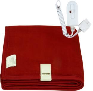 A-One Winter Care Solid Single Electric Blanket for  Heavy Winter