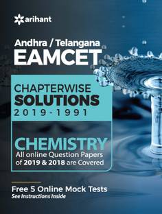 Eamcet Chemistry Andhra and Telangana Chapterwise 28 Years' Solutions and 5 Mock Tests 2020
