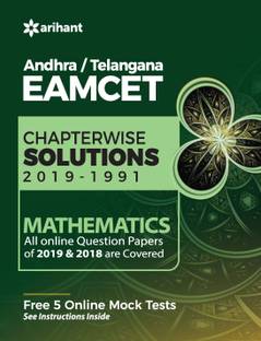 Eamcet Mathematics Andhra and Telangana Chapterwise 28 Years' Solutions and 5 Mock Tests 2020