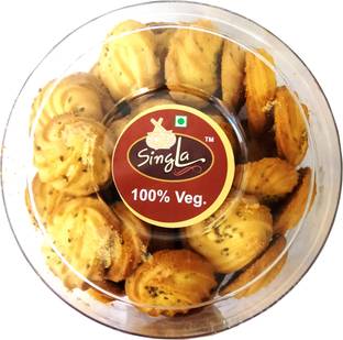 Singla Best Quality Ajwain Cookies Biscuits 250g Cookies Biscuit