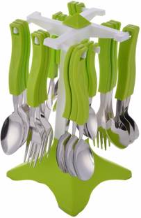 Analog Kitchenware Stainless Steel Cutlery Set Plastic, Stainless Steel Cutlery Set (Pack of 24) Plastic, Stainless Steel Cutlery Set