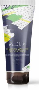 Captain Thug Redux Charcoal Face Clay Mask - Pore Cleansing - Wash Off Face Mask - 200G