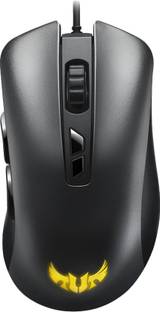 ASUS TUF M3 /Lightwt.(110 gms),7 programmable buttons,AuraSync Lighting,upto 7200 DPI Wired Ambidextrous Optical  Gaming Mouse