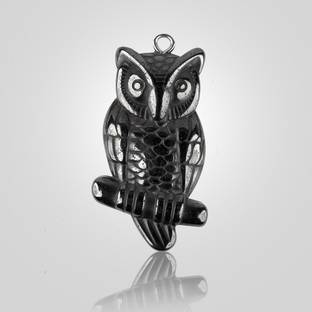 CRYSTU Hematite Pendant Owl Pendant Crystal stone for Reiki Healing And Crystal Healing Crystal Pendant Stone Pendant Crystal Crystal Pendant
