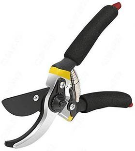 Birud sb0326 Gardening Tools - Garden Shears Sharp Cutter Pruners Scissor, Pruning Seeds with Grip-Handle Flower Cutter Ratchet Pruner