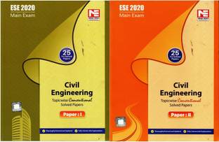 ESE 2020 Main Exam Civil Engineering Topicwise Conventional Solved Papers Paper 1 & Paper 2 Combo