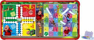 MOTU PATLU Multipurpose Wooden Foldable Table Party & Fun Board Game