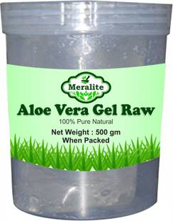 Meralite Aloe Vera Gel Raw (500 Gram)