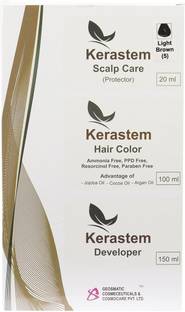 Kerastem Hair Color Light Brown No 5 (Formerly Known as Optima) , Light Brown No 5