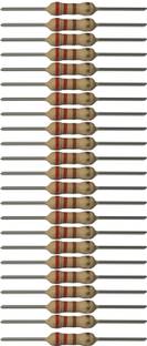 ELPH 100 pieces of 220 Ohms Carbon Film Resistors 1/4 Watts Fixed Resistor