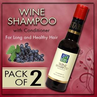 ASTABERRY Wine Shampoo For Healthy Hair pack of 2