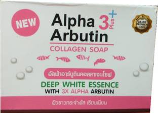 ALPHA 3 Plus Arbutin Collagen Soap For Skin Whitening