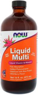 Now Foods Liquid Multi, Wild Berry Flavor, 16 fl oz (473 ml)