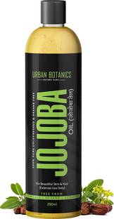 UrbanBotanics Cold Pressed Jojoba Oil for Skin & Hair - Virgin & Unrefined - 200ml…