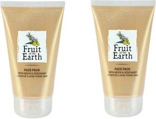 Fruit of the earth FACE PACK WITH NEEM & ROSEMARY (SENSITIVE & ACNE PRONE SKIN)