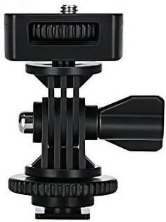 Digiom Adjustable Angle Pole Swivel Hot Shoe Mount 1/4" Screw Hot Shoe Mount Adapter for Mounting Video Camcorder Monitors Flash Shoe Adapter Flash Shoe Adapter