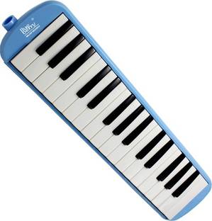 BLUEBERRY BM37K Melodica 37 Keys Piano Instrument Soprano Air Piano with Mouthpiece with Hard ABS Case for Music Lovers