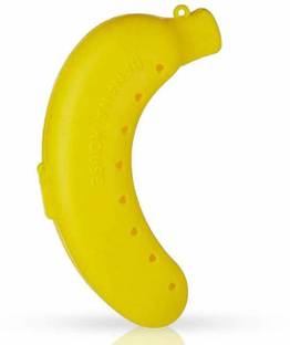 Daily Fest Plastic Banana Case (Yellow), Standard 1 Containers Lunch Box
