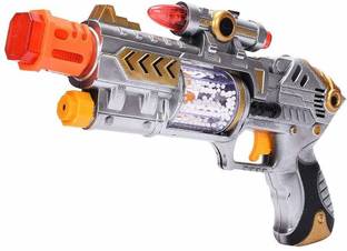 nawani battery operated laser sound gun, laser pointer gun music with flashing lights