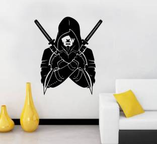 fuzzy 55 cm Ninja Self Adhesive Sticker