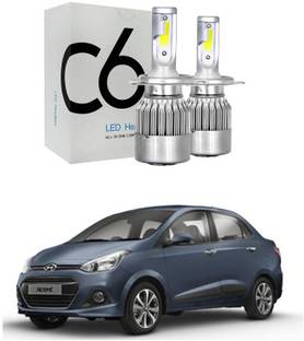 PRTEK  H4 Headlight 12V 6500K Conversion Bulb (Set of 2) 065 Headlight Car, Motorbike LED for Hyundai (12 V, 72 W)