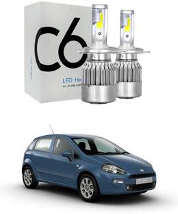 PRTEK  H4 Headlight 12V 6500K Conversion Bulb (Set of 2) 076 Headlight Car, Motorbike LED for Fiat (12 V, 72 W)