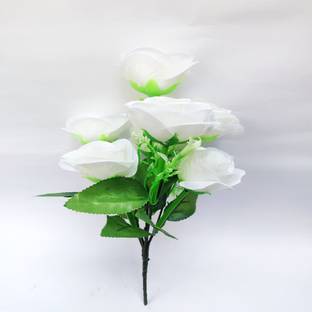 artificial hub White kali roses flower White Rose Artificial Flower