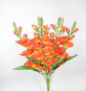 artificial hub gladiolus multicolor Assorted Orange, Green Orchids Artificial Flower