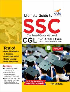 Ultimate Guide to Ssc Combined Graduate Level - Cgl (Tier I & Tier II) Exam with 3 Online Practice Sets