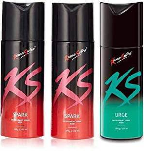 Kamasutra KS DEO COMBO PACK Body Spray  -  For Men & Women
