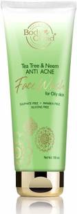 Body Cupid Tea Tree and Neem Anti Acne  with Tea Tree Oil & Neem Extract - 100mL Face Wash