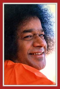 LORD SATHYA SAI BABA VINYL LAMINATED POSTER IN SUNBOARD FOR OFFICE & HOME Fine Art Print