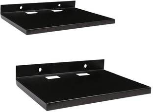 SM FASHION Set Top Box Wall Mount Shelf / Set Top Box Stand For Tata Sky, Airtel, Dish Tv, Videocon D2H, My Box,TV Wall Unit/TV Entertainment Units/ Wall Mounted | Rack Shelf | Wall shelf 201957 Steel Wall Shelf