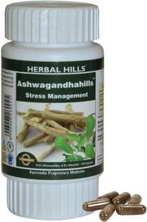 Herbal Hills Ashwagandhahills 60 Capsule (Pack of 2)