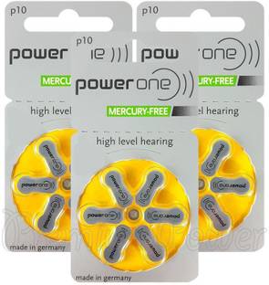 Power one Hearing Aid P10 PR70 BTE Compatible Genuine Product   Battery