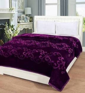 Swikon star Floral Double Mink Blanket for  Heavy Winter