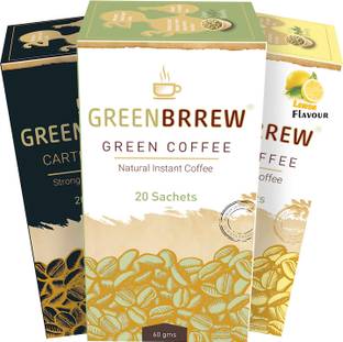 GreenBrrew Green Coffee Beans for Weight Loss Instant Coffee